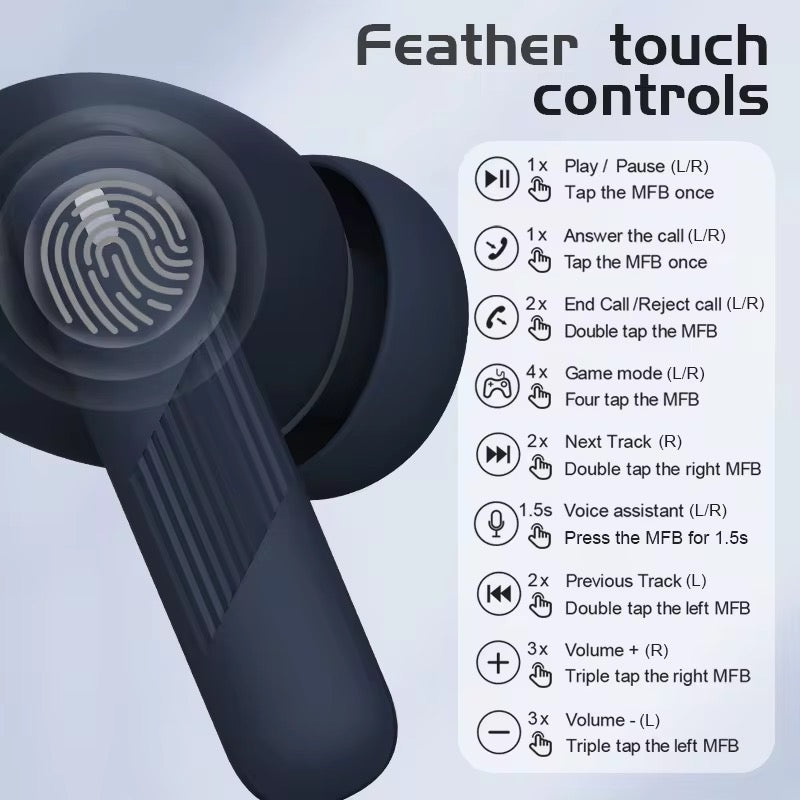 🎧 WIRELESS SPORTS EARPHONES
Crystal Clear Sound | Feather Touch Controls | True Comfort