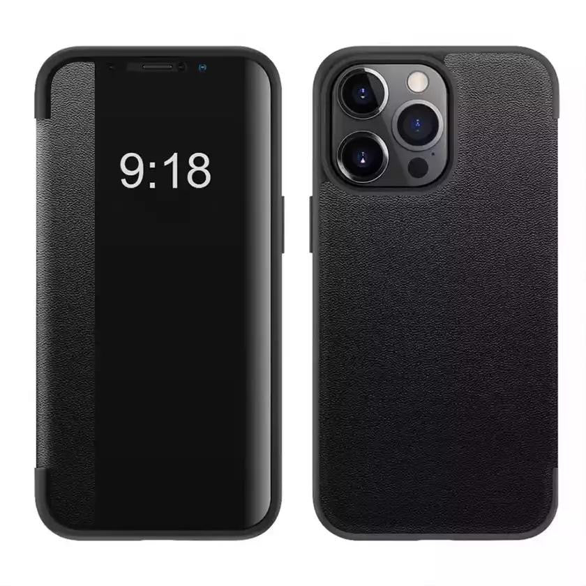 Stylish Protection Meets Smart Functionality
Premium Leather Flip Cases for iPhone
Sleek. Durable. Smart Display Cover.