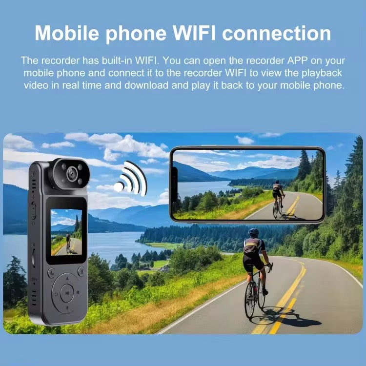 Capture Every Angle in Full HD
🎥 180° Rotatable Mini Camera with WiFi – Full View. Full Control.