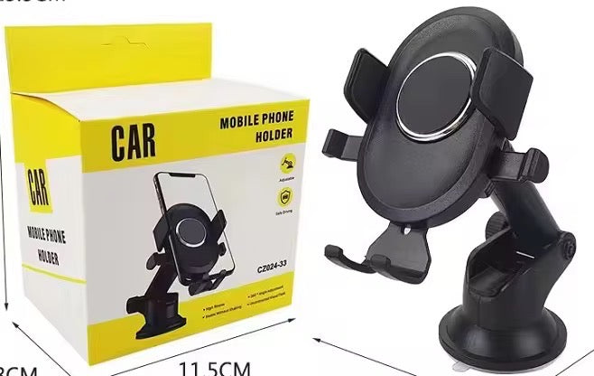 Universal 360° Rotating Car Phone Holder DriveSmart™ 360° Universal Car Phone Mount – Secure Grip & Easy Viewing