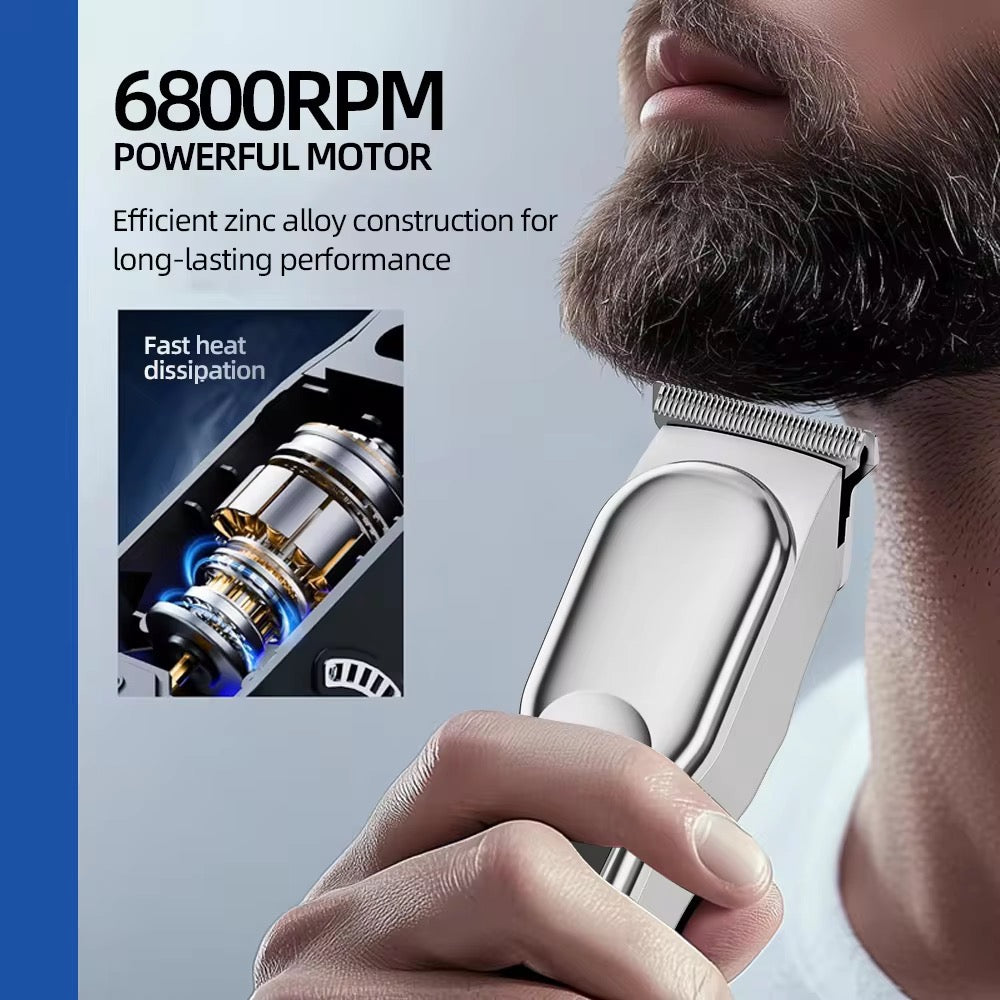 π Professional USB-C Rechargeable Hair Clipper β 500 Minutes Runtime | Precision Grooming Kit for Men