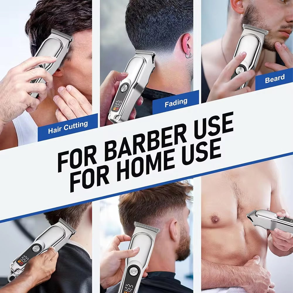 π Professional USB-C Rechargeable Hair Clipper β 500 Minutes Runtime | Precision Grooming Kit for Men