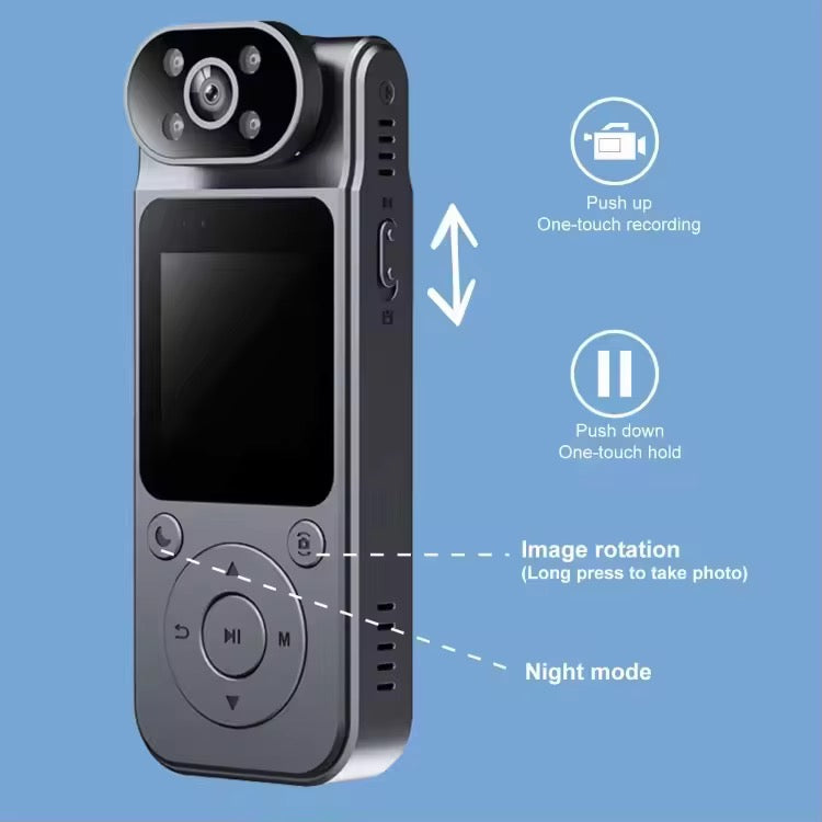 Capture Every Angle in Full HD
🎥 180° Rotatable Mini Camera with WiFi – Full View. Full Control.