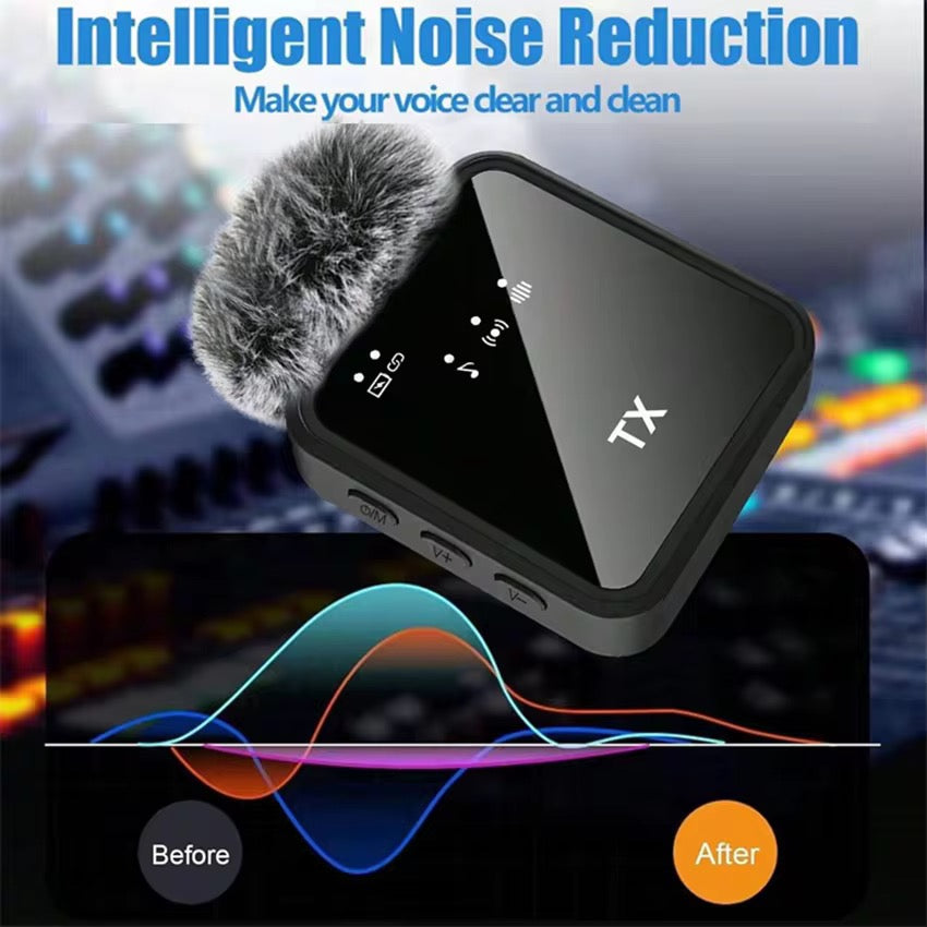 π€ Crystal Clear Audio Anywhere You Go
Intelligent Noise Reduction Wireless Microphone System