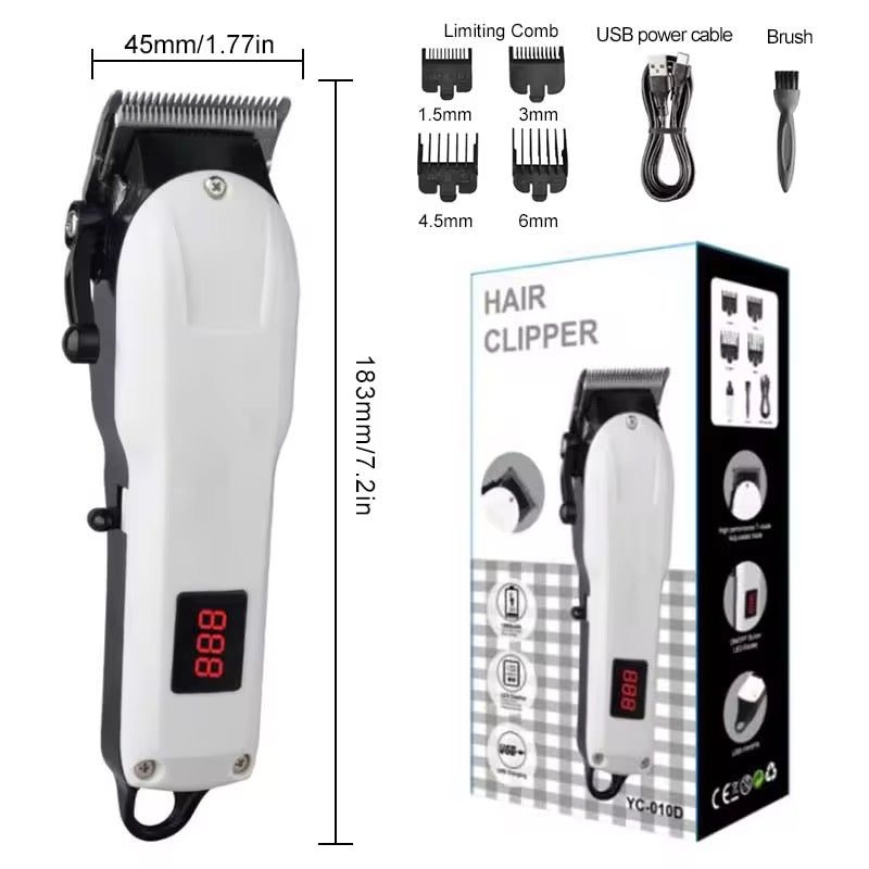 Rechargeable Hair Clipper – Safe, Sharp & Skin-Friendly