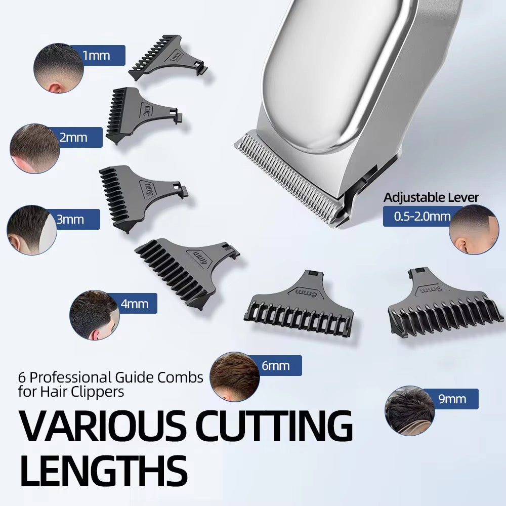 π Professional USB-C Rechargeable Hair Clipper β 500 Minutes Runtime | Precision Grooming Kit for Men