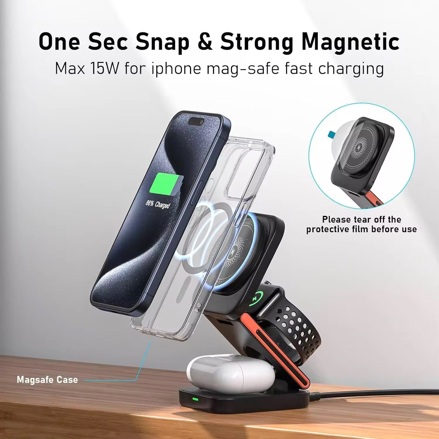 π 3-in-1 Magnetic Wireless Charging Stand
Charge Smarter. Live Freer.