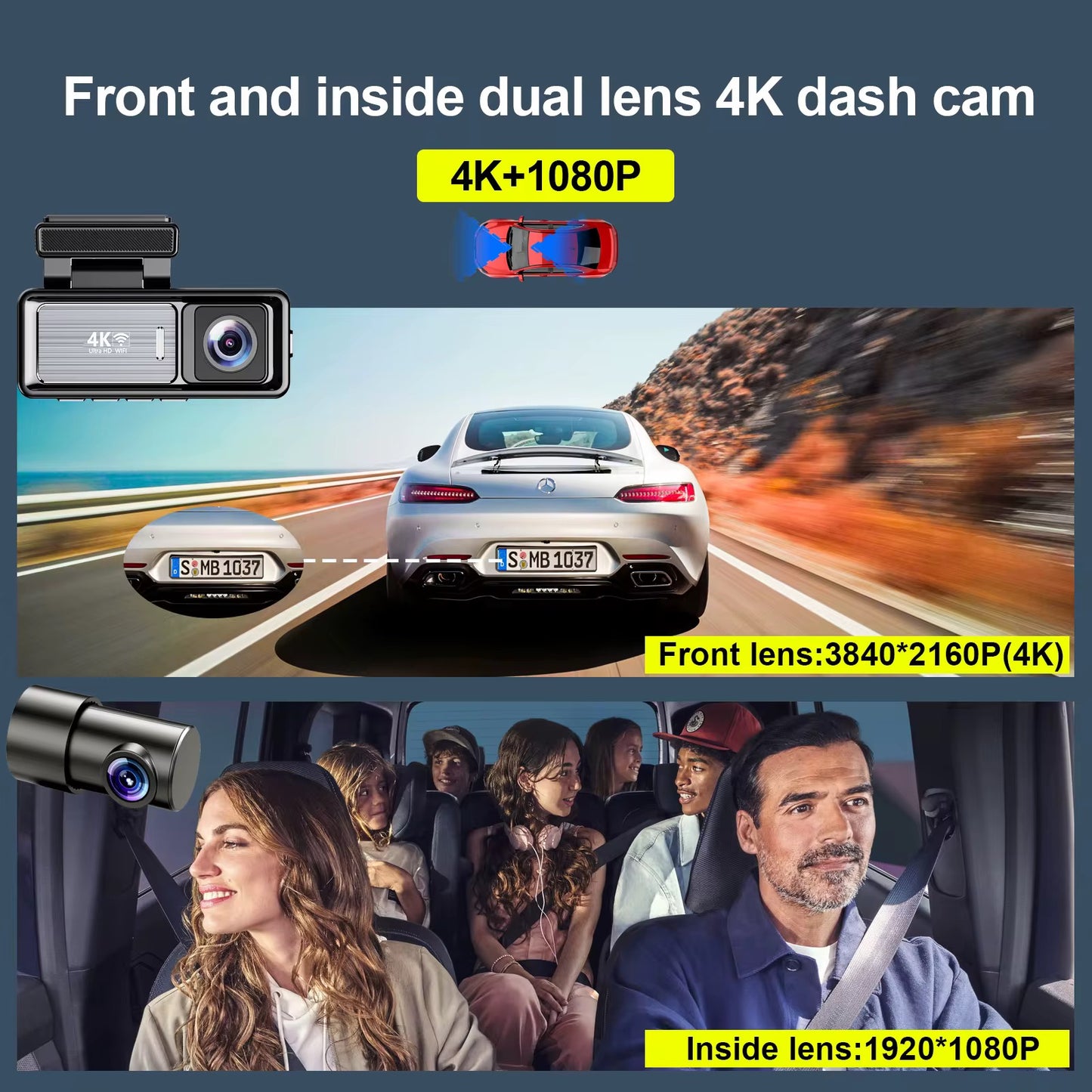 π‘οΈ Ultimate 4K Dual Lens Dash Cam with WiFi & Night Vision
Capture Every Moment. Drive with Confidence.