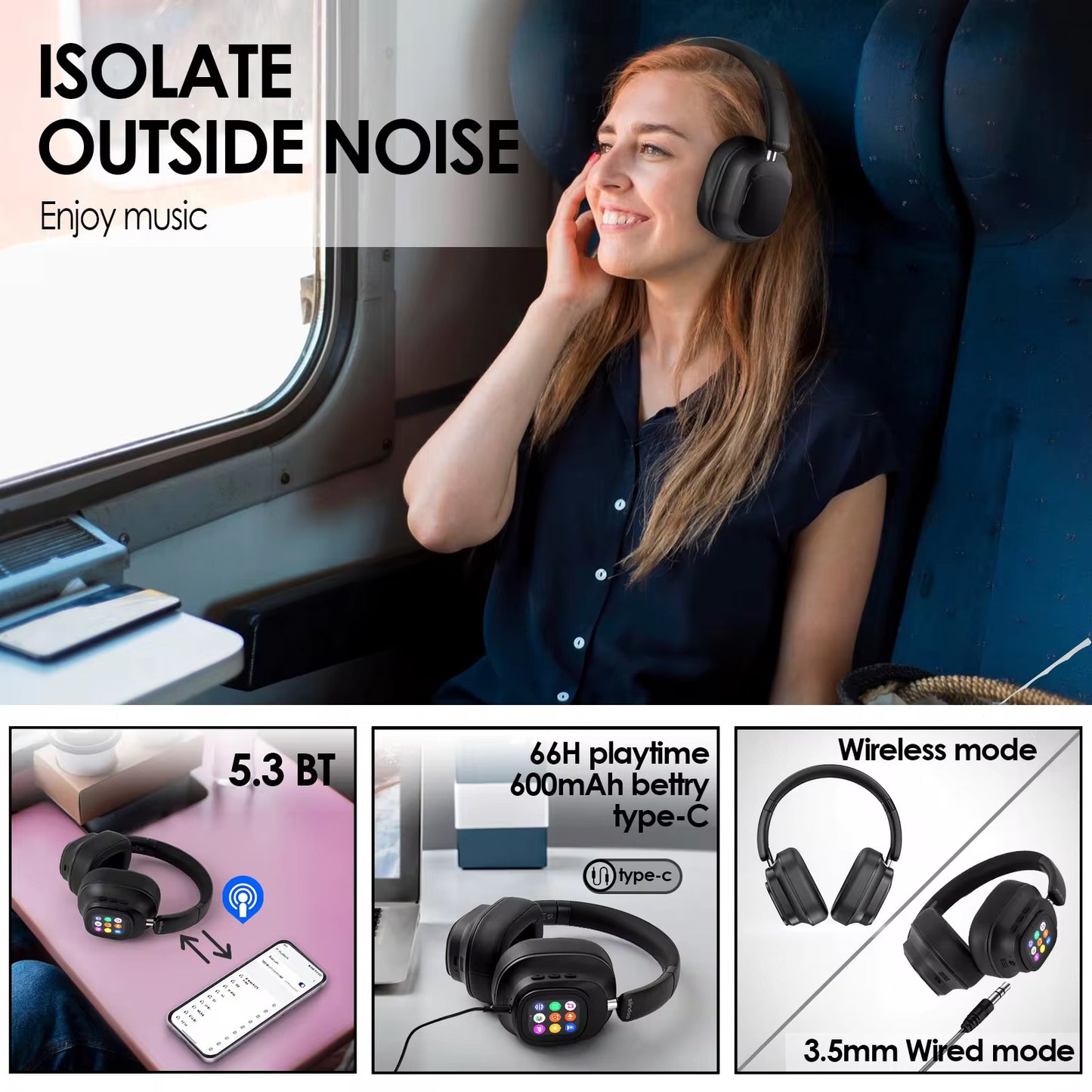 🎧 SmartWave Pro Headphones
Experience Sound Like Never Before.