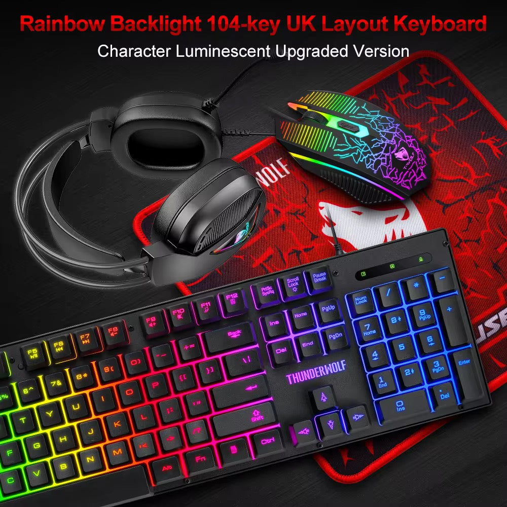 🎮 LEVEL UP YOUR GAME – COMPLETE RGB GAMING SET 🔥