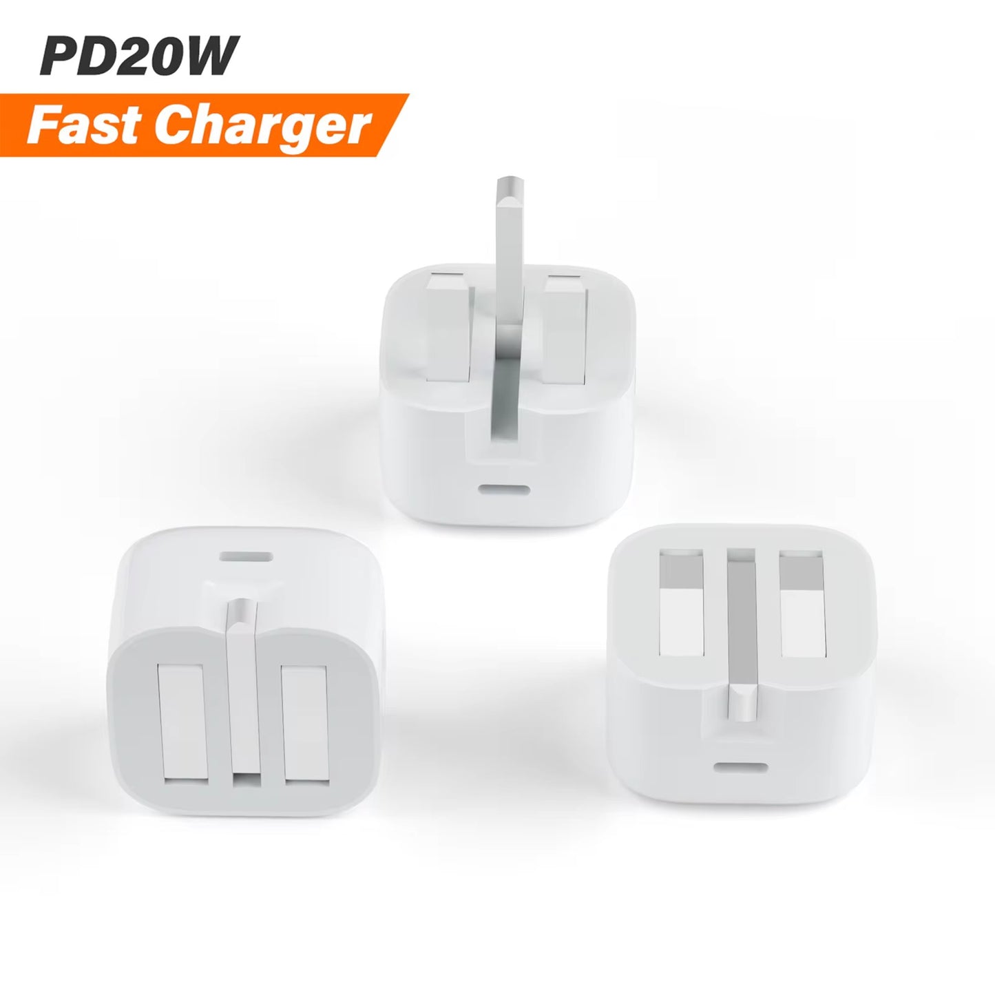 π PD 20W Type-C Fast Charger
Supercharge Your Devices with Speed, Safety & Style