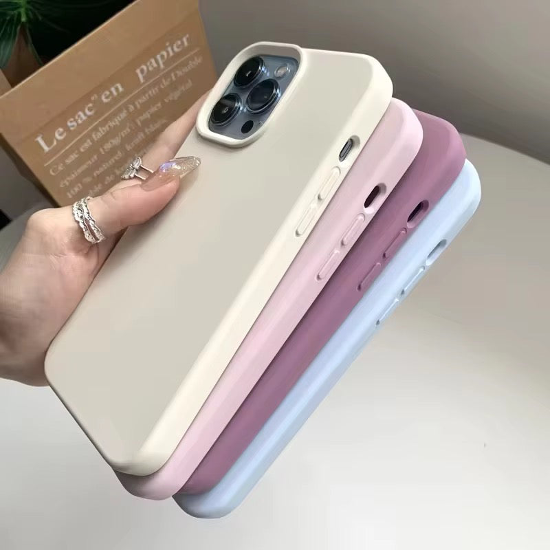 Premium Silicone Style Meets Protection — Choose Your Color, Express Your Personality- for iphone 11 12 13 14 15