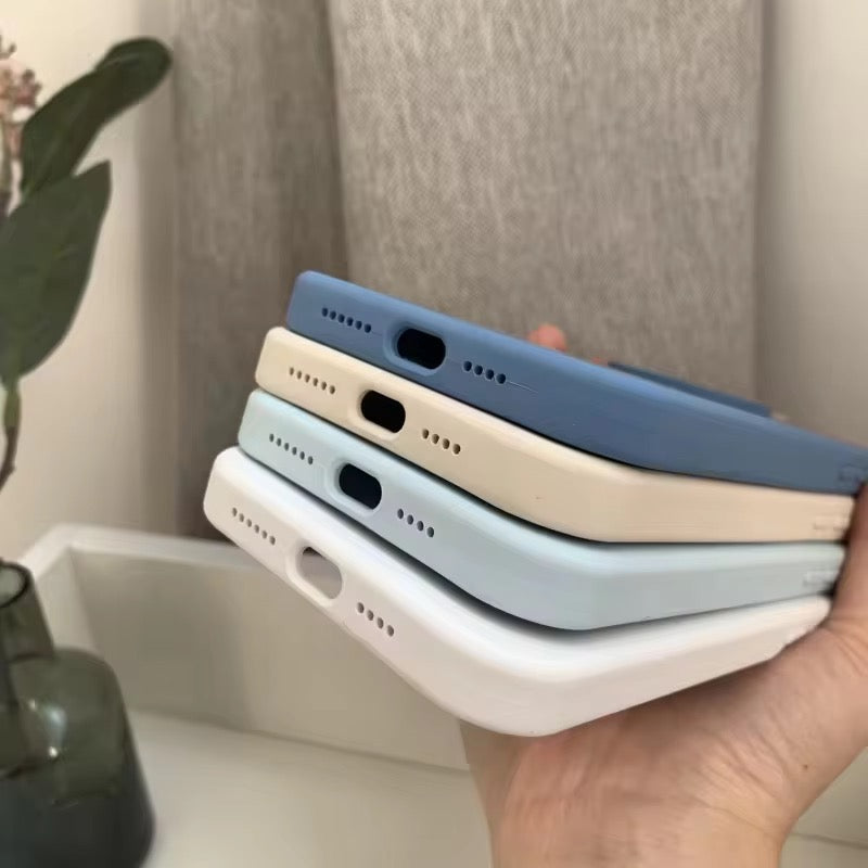 Premium Silicone Style Meets Protection — Choose Your Color, Express Your Personality- for iphone 11 12 13 14 15