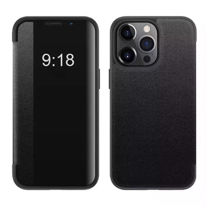 Stylish Protection Meets Smart Functionality
Premium Leather Flip Cases for iPhone
Sleek. Durable. Smart Display Cover.