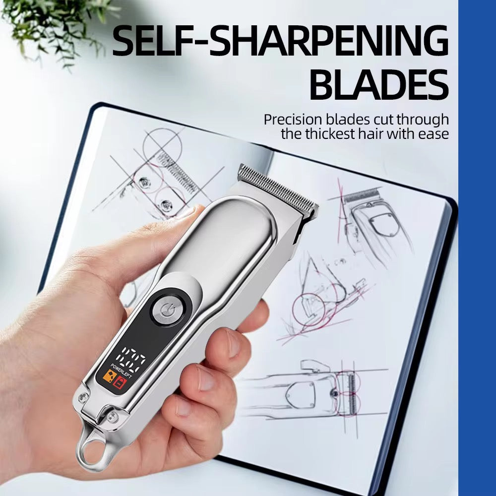 🚀 Professional USB-C Rechargeable Hair Clipper – 500 Minutes Runtime | Precision Grooming Kit for Men