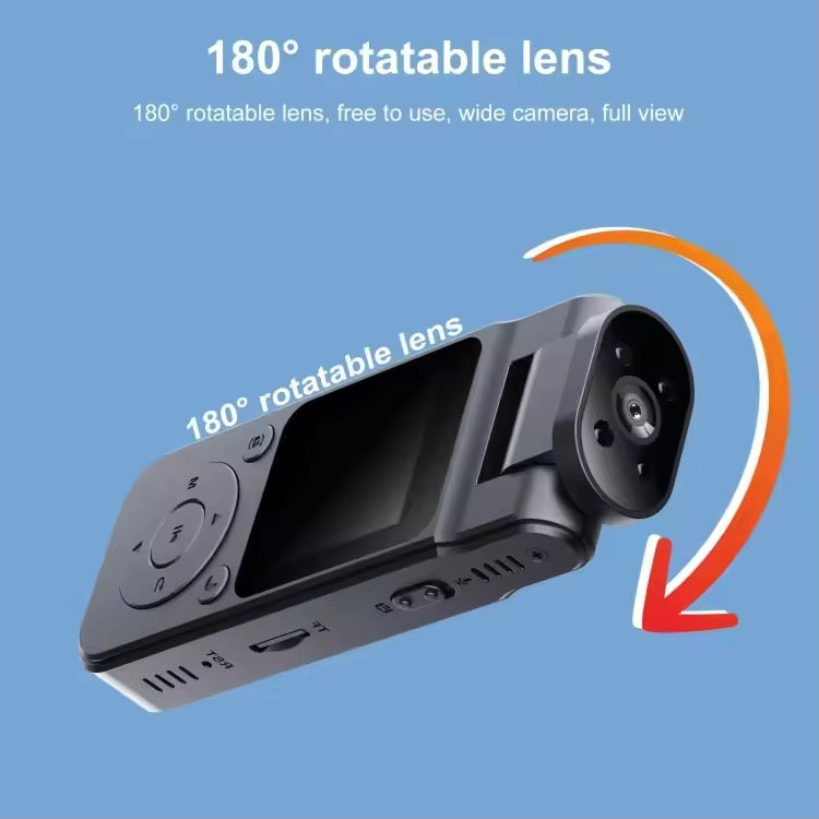 Capture Every Angle in Full HD
🎥 180° Rotatable Mini Camera with WiFi – Full View. Full Control.