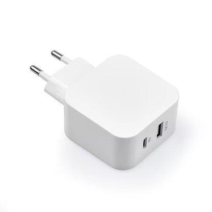 FastCharge Pro™ Dual-Port USB Wall Charger – Ultra-Fast 30W PD & QC 3.0 Adapter