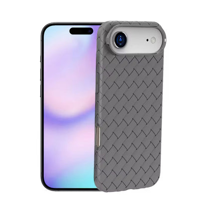 🌟 All-Inclusive Woven Pattern Case for iPhone 17 Series