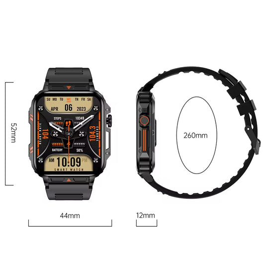🕘 Smartwatch X9 – Rugged. Smart. Limitless.
🔊 Bluetooth Call, Smart Assistant, and More