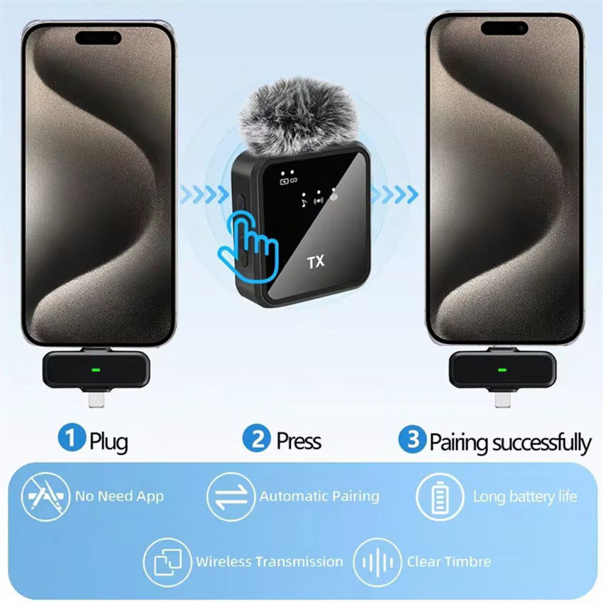 🎤 Crystal Clear Audio Anywhere You Go
Intelligent Noise Reduction Wireless Microphone System