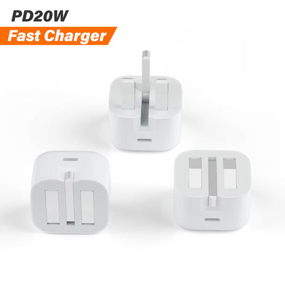 🔌 PD 20W Type-C Fast Charger
Supercharge Your Devices with Speed, Safety & Style