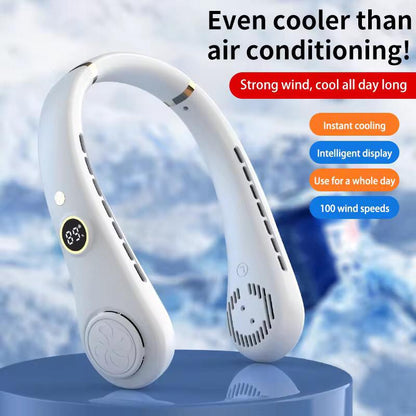 Stay Cool Anywhere, Anytime!
Introducing the Ultimate Wearable Neck Fan – Even Cooler Than Air Conditioning!