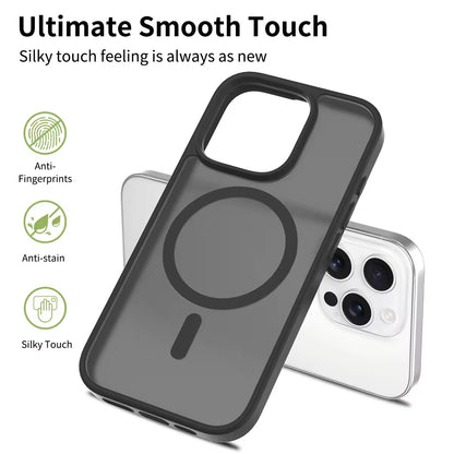 Premium iPhone 15/16 Pro Case – MagSafe Compatible Give your iPhone 15/16 Pro the ultimate protection it deserves without compromising on style or convenience. This sleek MagSafe-compatible case is designed for modern iPhone users who demand durability