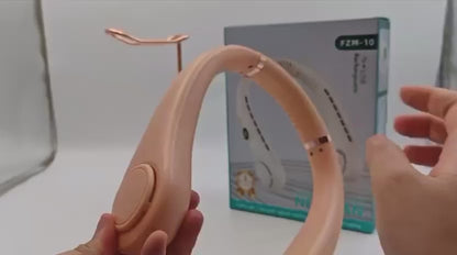 Stay Cool Anywhere, Anytime!
Introducing the Ultimate Wearable Neck Fan – Even Cooler Than Air Conditioning!